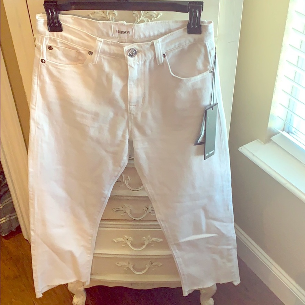 Hudson White Jeans
